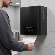 Sensor Roll Hand Towel Dispenser Stainless Steel Black