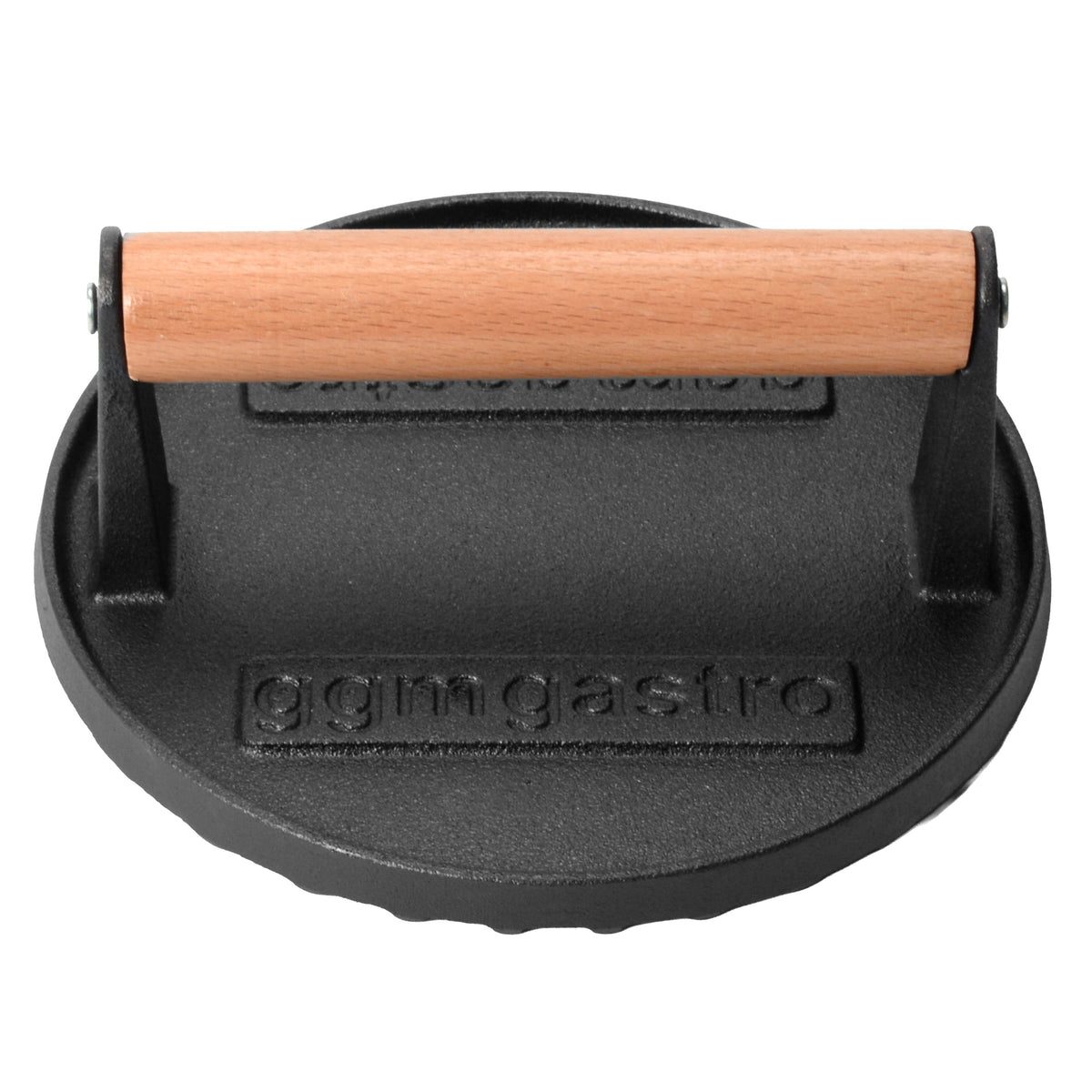 Smash Burger Press Cast Iron Grooved 175mm BPS175