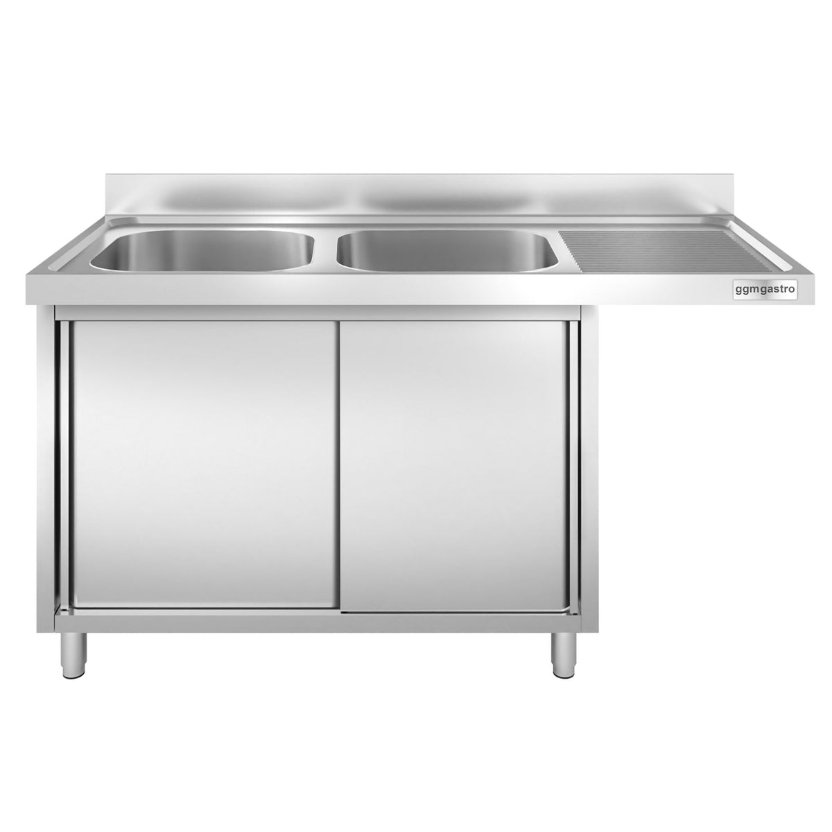 Commercial Dishwasher Sink with Cupboard 1600x600x970mm