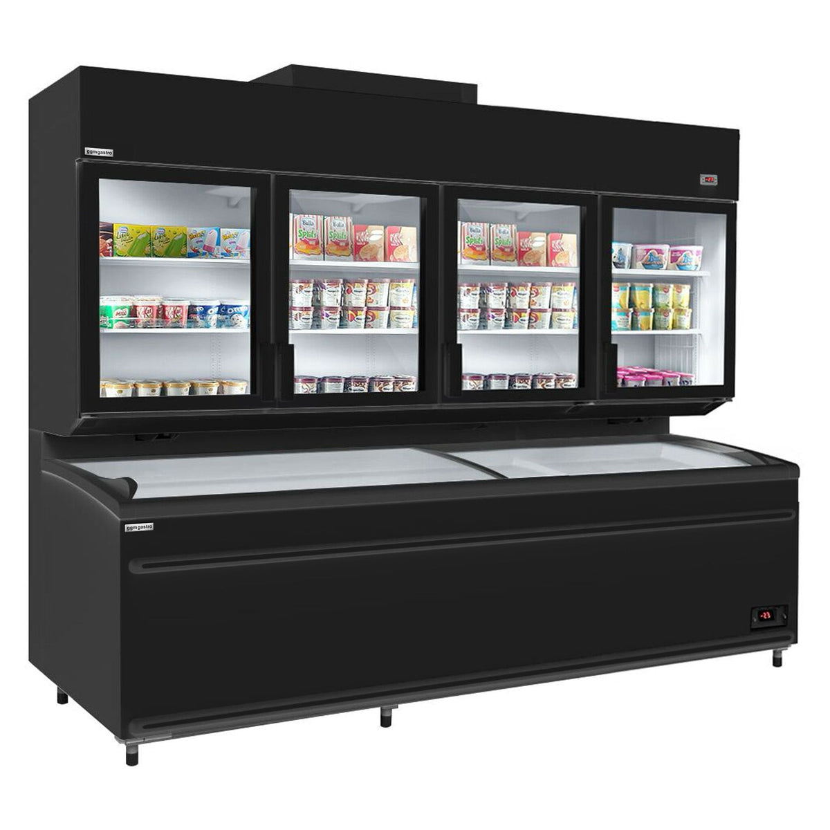 Refrigerated Wall Display Freezer 2500mm 1244L 1.90kW Black WTRU25S#TKIU25S