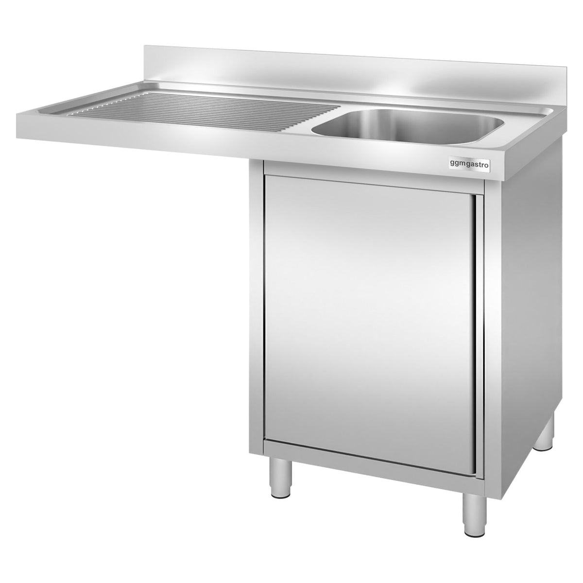 Commercial Dishwasher Sink with Cupboard 1200x600x970mm