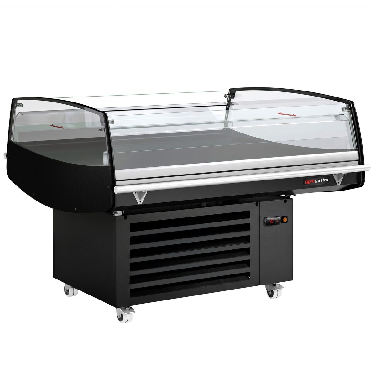 Refrigerated Display Island 1250mm 230L 1kW Black KTD230