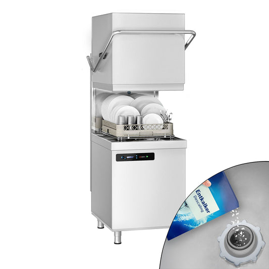 Commercial Hood Type Dishwasher 655mm 7.1kW