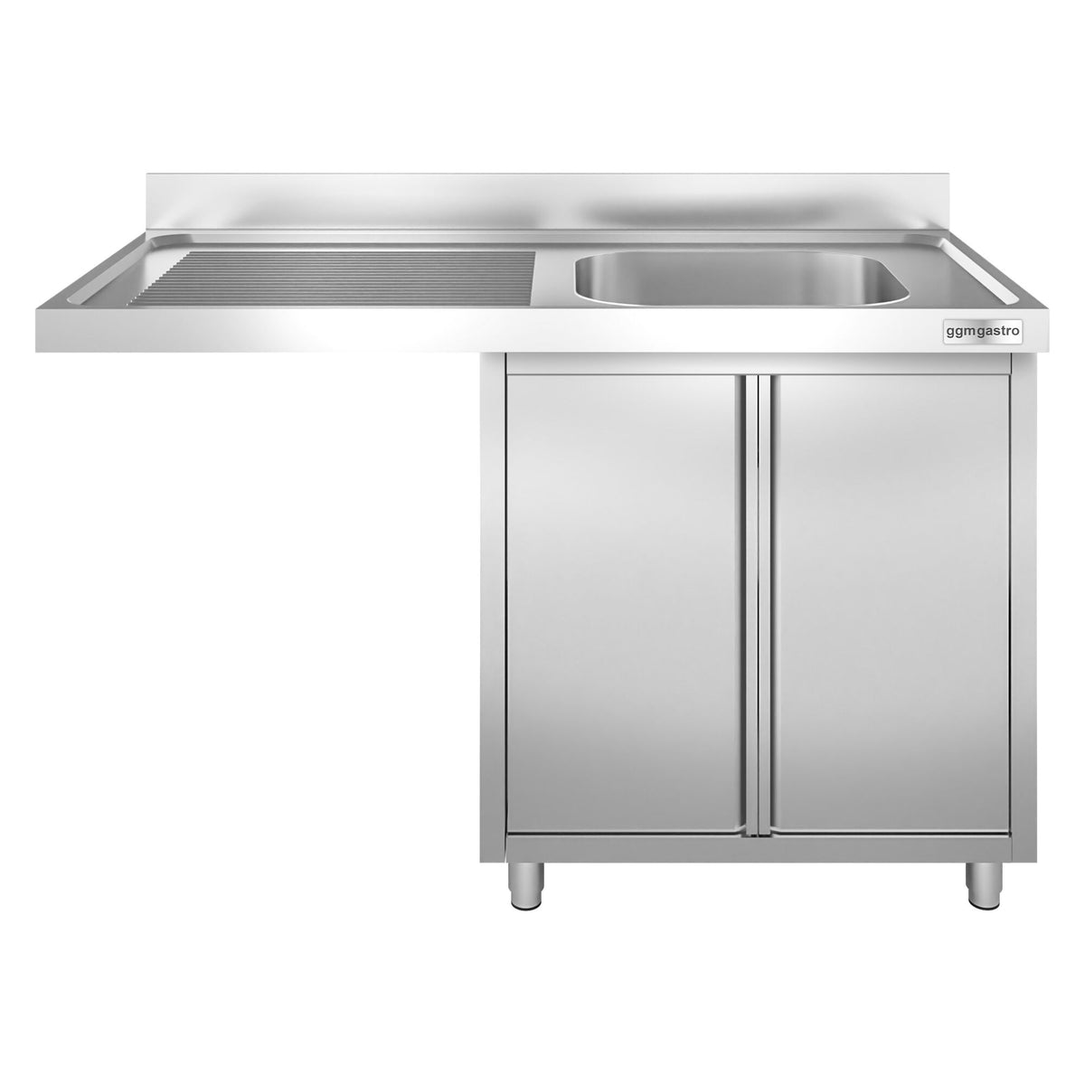 Commercial Dishwasher Sink Cabinet 1400x600x970mm