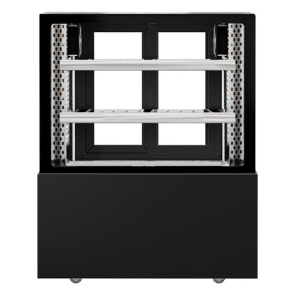 Refrigerated Meat Display Case Double Glazing 435L Matt Black KTFG107SM
