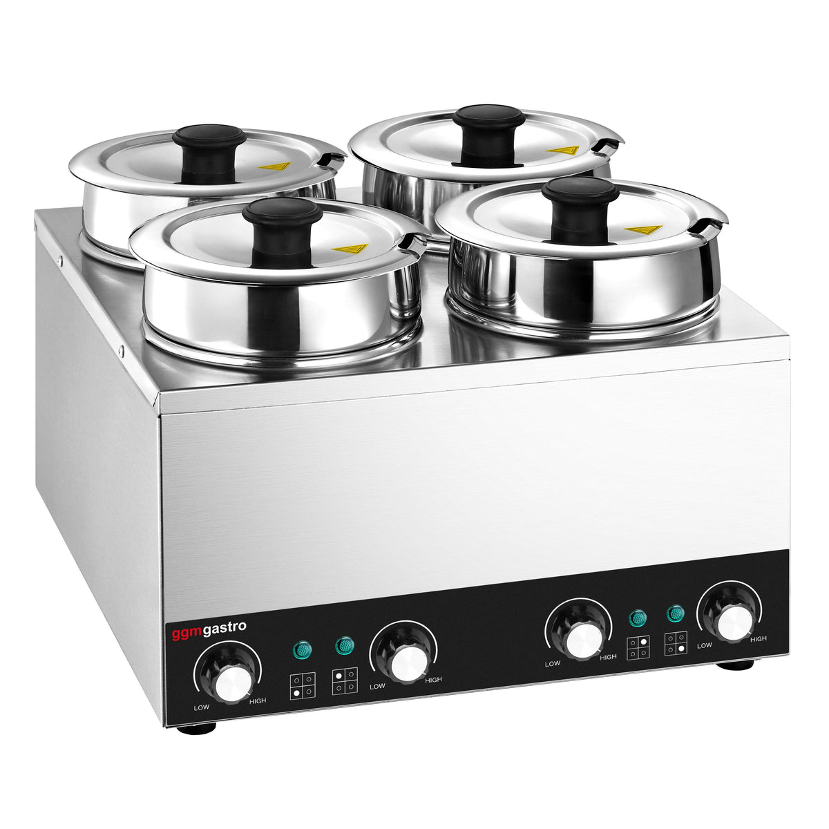 Electric Soup Station Bain-Marie Stainless Steel 14L 600W BHPV35-4