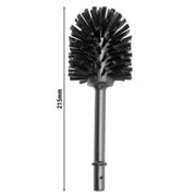 Toilet Brush Head Black Plastic