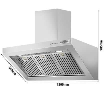 Commercial Plasma Wall Range Hood 800m³/h 1200mm PDAG120N