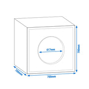 Commercial Charcoal Grill Ventilation Airbox 8000m³/h AS8000PRO4