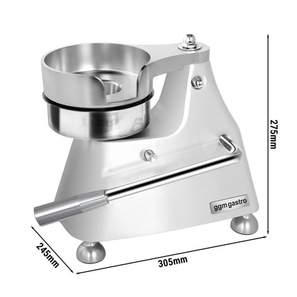 Manual Burger Press Stainless Steel HMHB