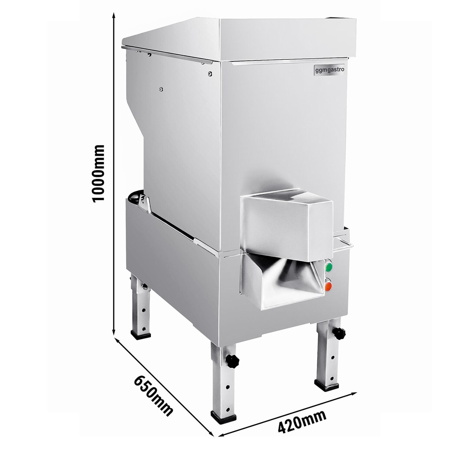 Electric Potato Cutter Stainless Steel 1500kg/h 370W KSNEOZ