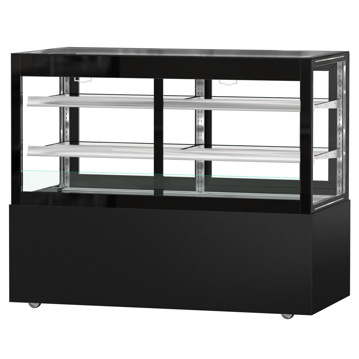 Refrigerated Pastry Display Case Double Glazing 530L Matt Black KTVOG157SM