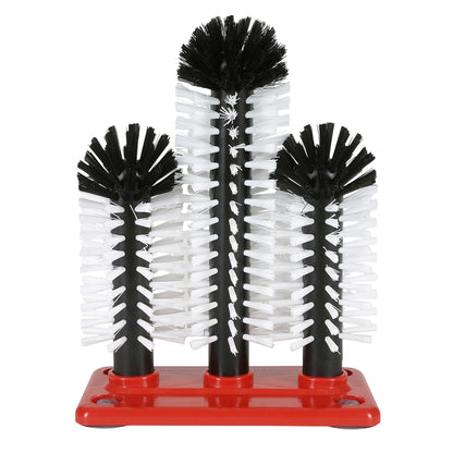 Commercial Glass Washer Brush Set 2x180mm + 1x240mm