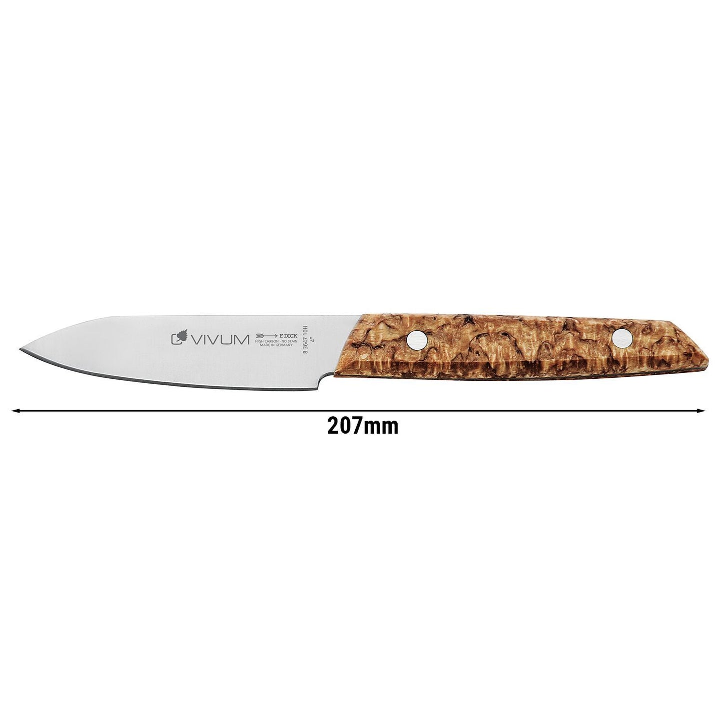 Office Knife 100mm Blade Birch Wood Handle