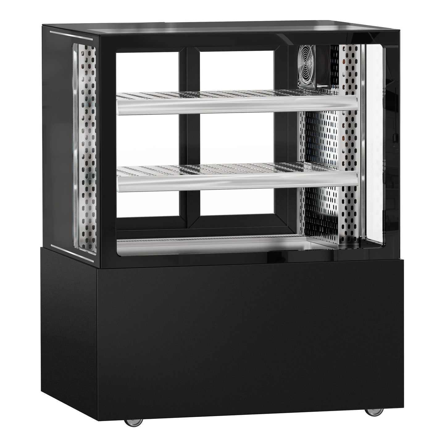 Refrigerated Meat Display Case Double Glazing 435L Matt Black KTFG107SM