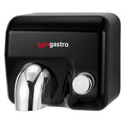 Push Button Hand Dryer Matte Black