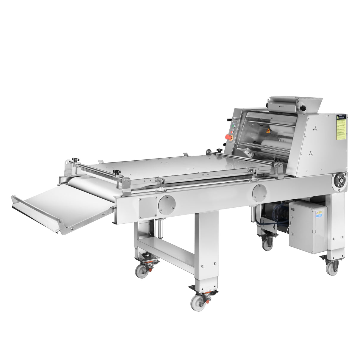 Commercial Baguette Moulder with Conveyor Belt 950x2100x1400mm