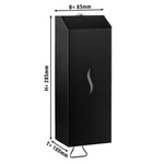 Soap and Disinfectant Dispenser 1000ml Stainless Steel Black