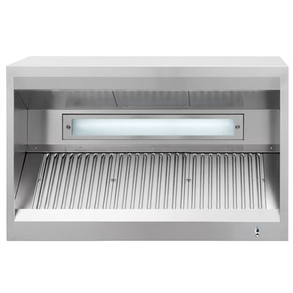 Commercial Induction Box Canopy Hood 1400mm