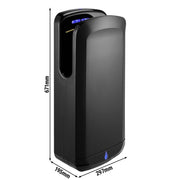 Sensor High Speed Hand Dryer Matte Black