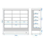 Commercial Refrigerated Multideck Display 958W 230V WKBL197