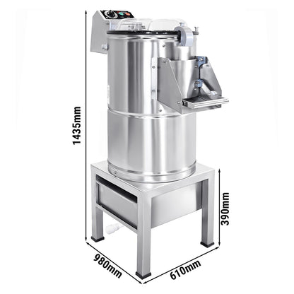 Electric Potato Peeler Stainless Steel 600kg/h 1.5kW KSEOZ