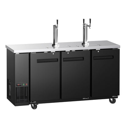 Commercial Draft Beer Cooler 3 Taps 3x50L BKZG1869N