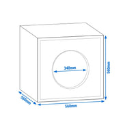 Ventilation Airbox Fan 4000m³/h 560mm AS4000PRO