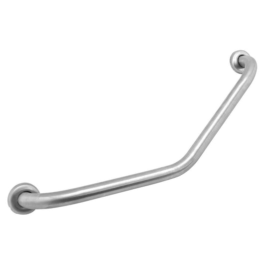 Wall Mounted Angled Bathroom Grab Bar 260 mm Stainless Steel