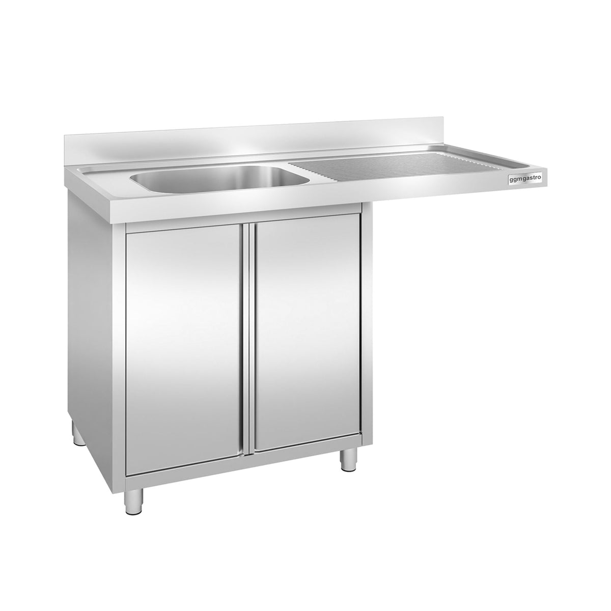Commercial Dishwasher Sink with Cupboard 1400x700x970mm
