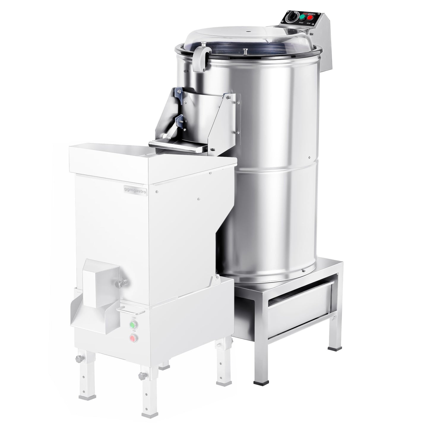 Electric Potato Peeler Stainless Steel 600kg/h 1.5kW KSEOZ