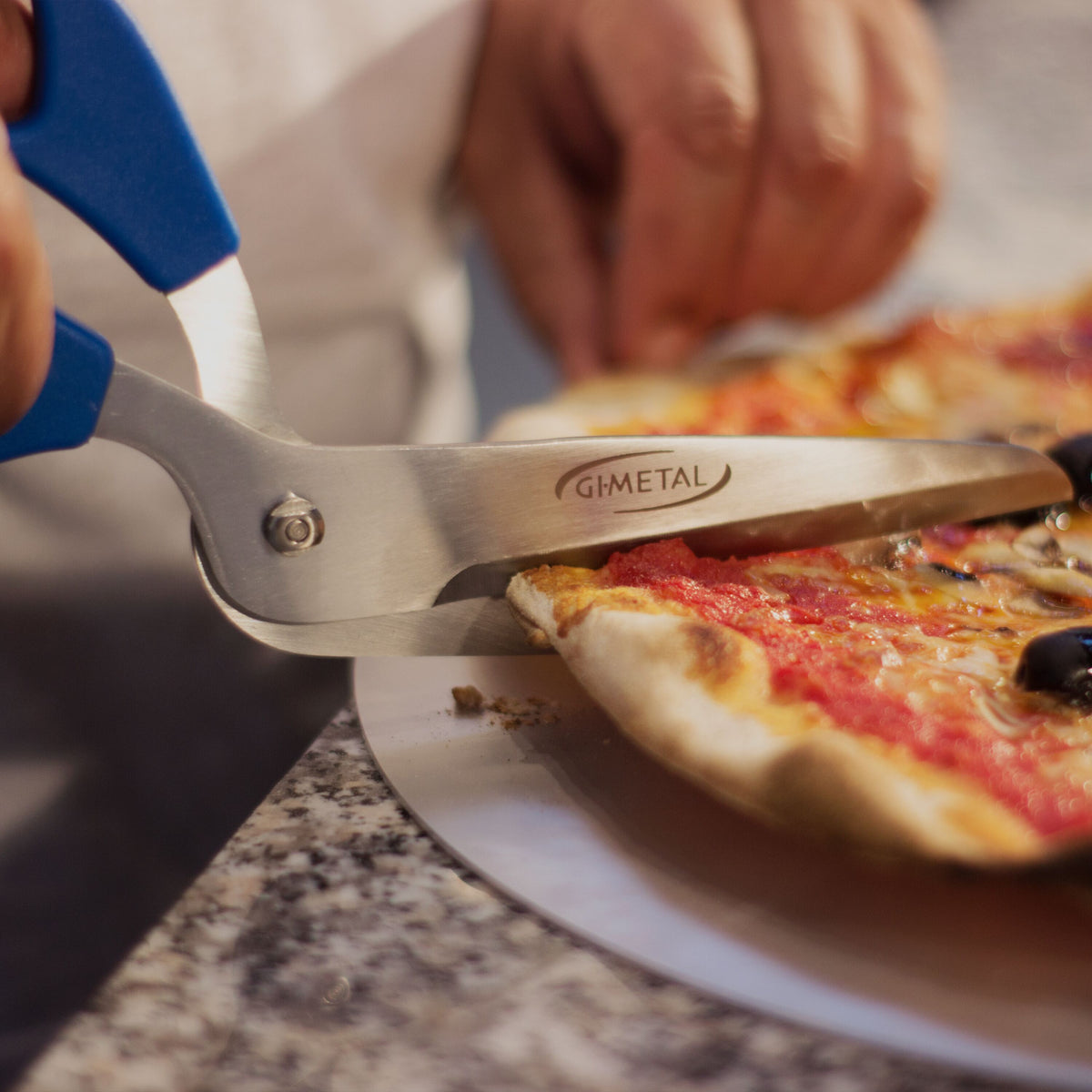 Premium Pizza Scissors 120mm Blue
