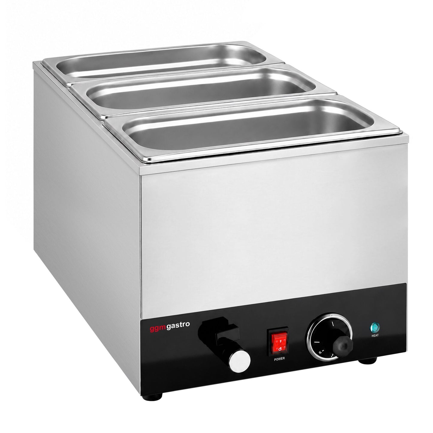 Electric Bain-Marie Stainless Steel GN 1/1 200mm 1.2kW BMH200