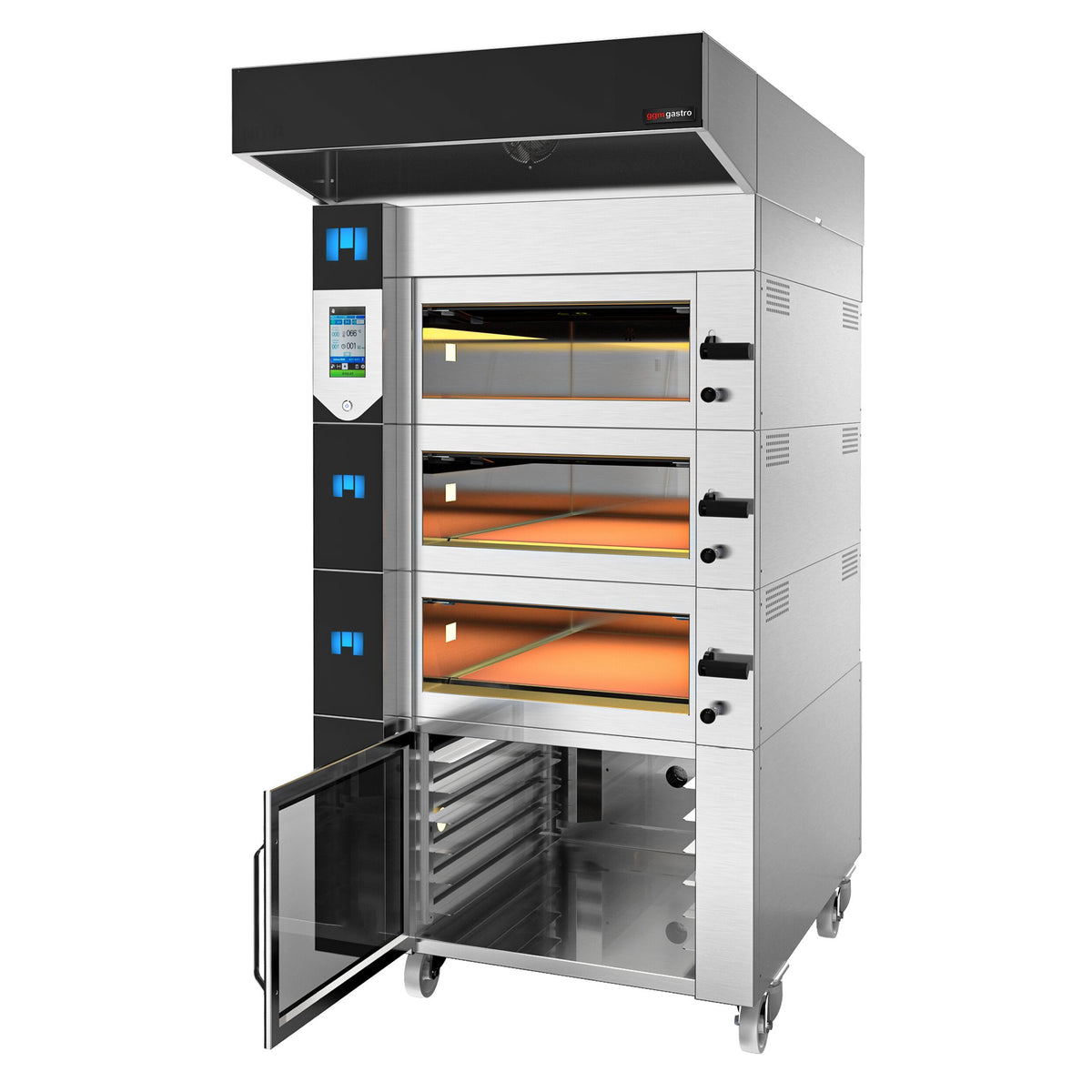 Commercial Bakery Deck Oven with Prover 1050x1700x2250mm