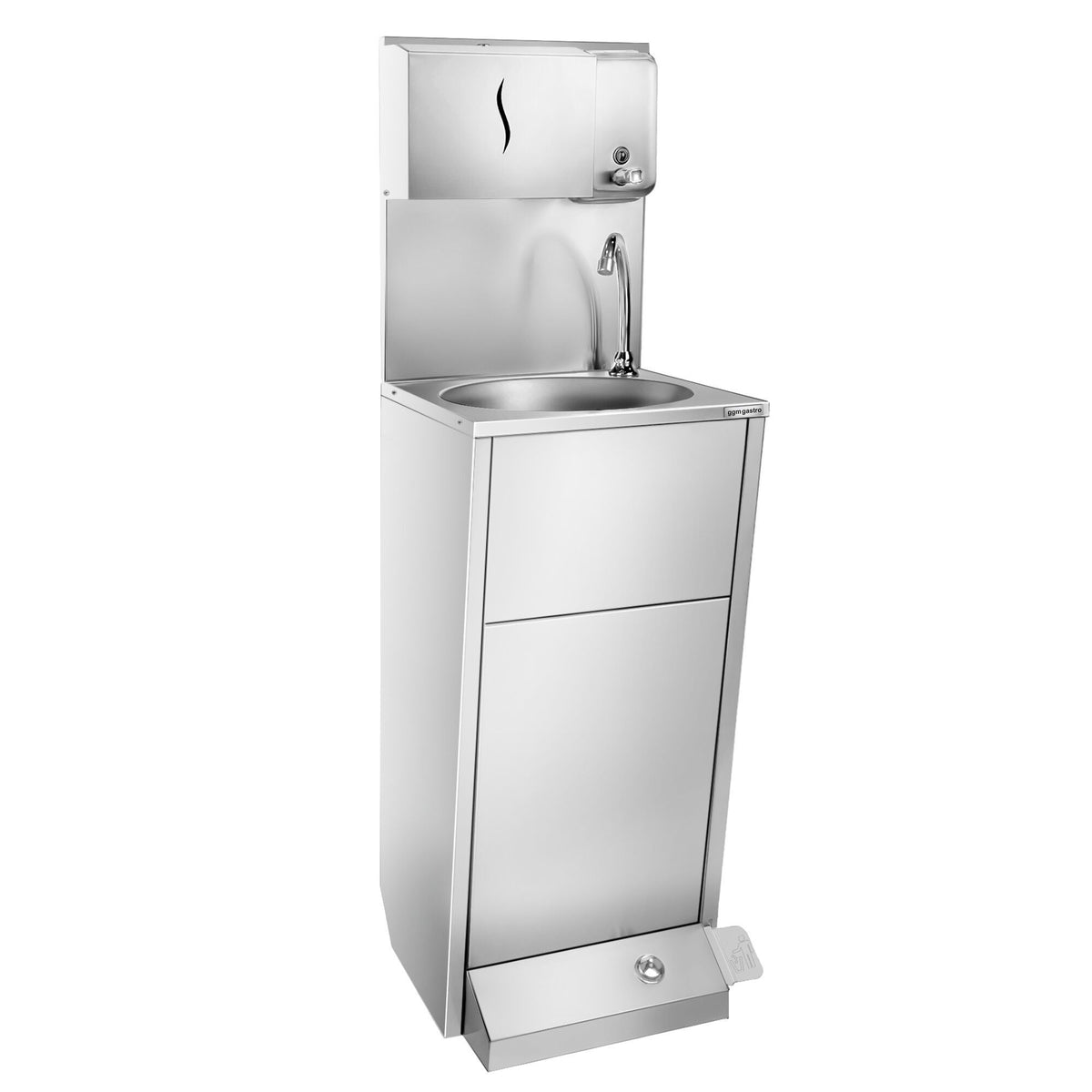 Commercial Foot-Operated Hand Wash Sink 400x427x1330mm