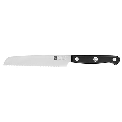 Utility Knife with Serration 130mm Blade Black Handle