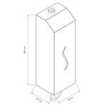 Soap and Disinfectant Dispenser 1000ml Stainless Steel