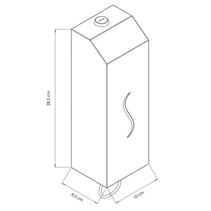 Soap and Disinfectant Dispenser 1000ml Stainless Steel