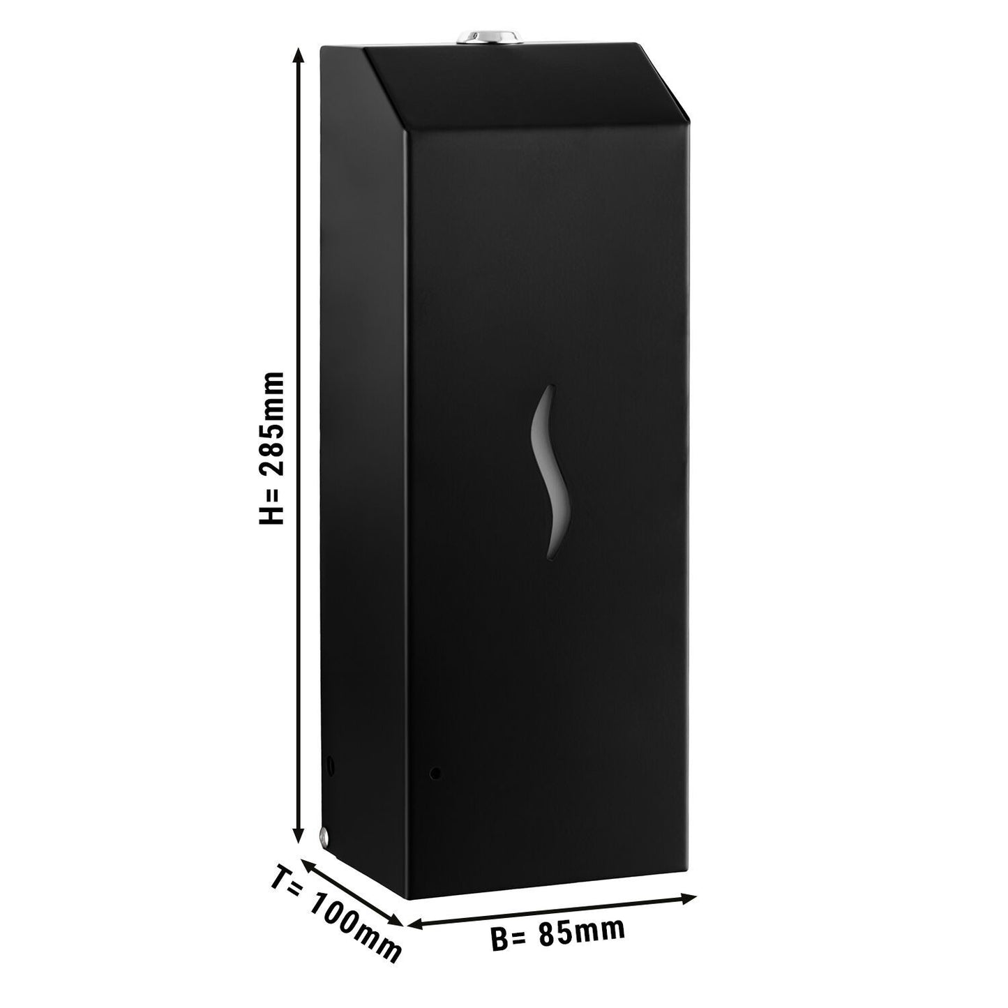 Automatic Soap Dispenser 1000ml Black Stainless Steel