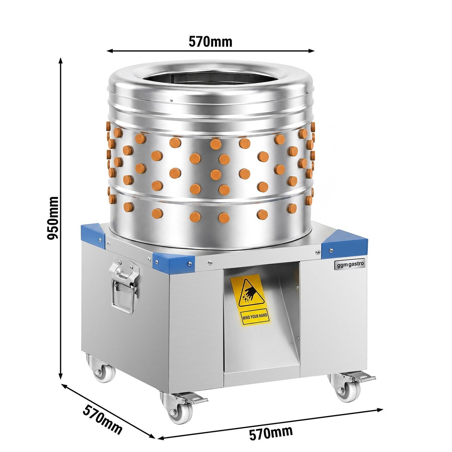 Poultry Plucker Machine Stainless Steel 55cm GRMWX136