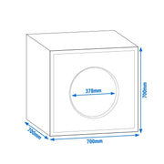 Ventilation Airbox Fan 8000m³/h 700mm AC8000PROB