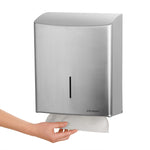 Paper Towel Dispenser 600 Towels Stainless Steel
