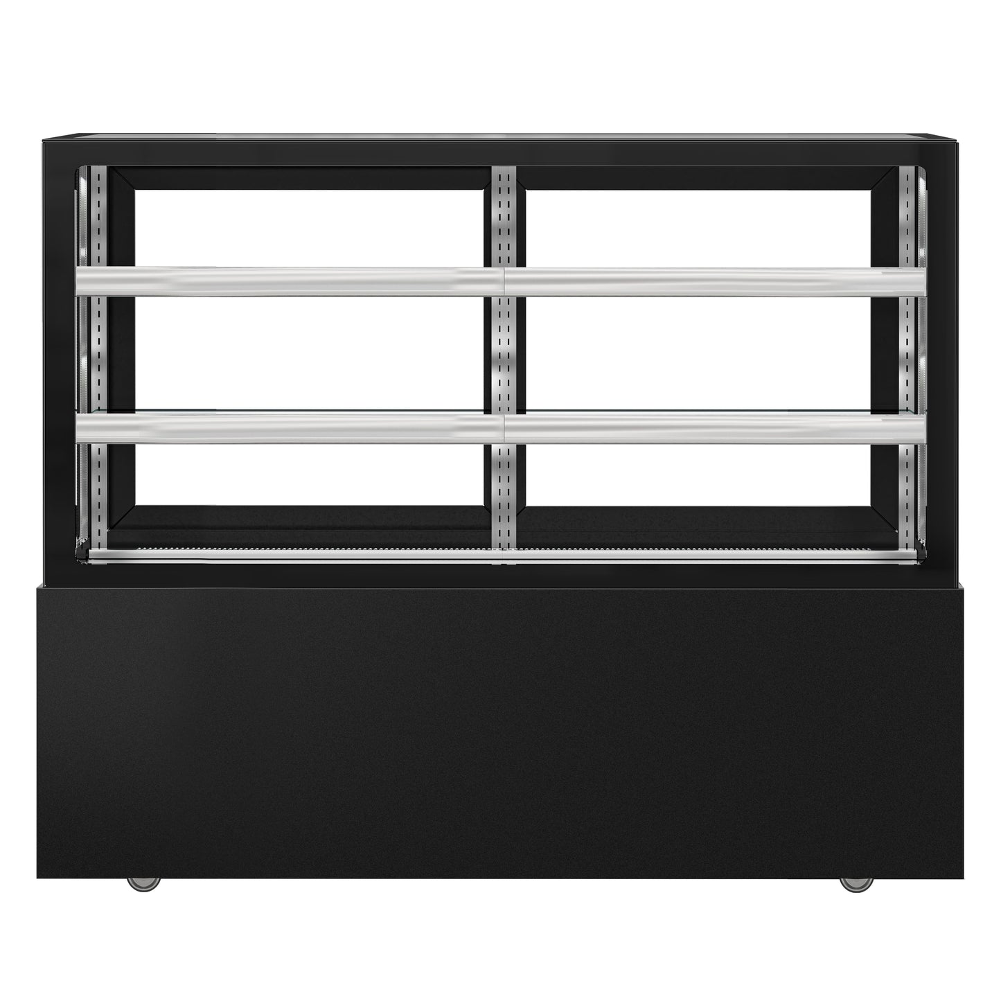 Refrigerated Pastry Display Case Double Glazing 620L Matt Black KTGSF157SM
