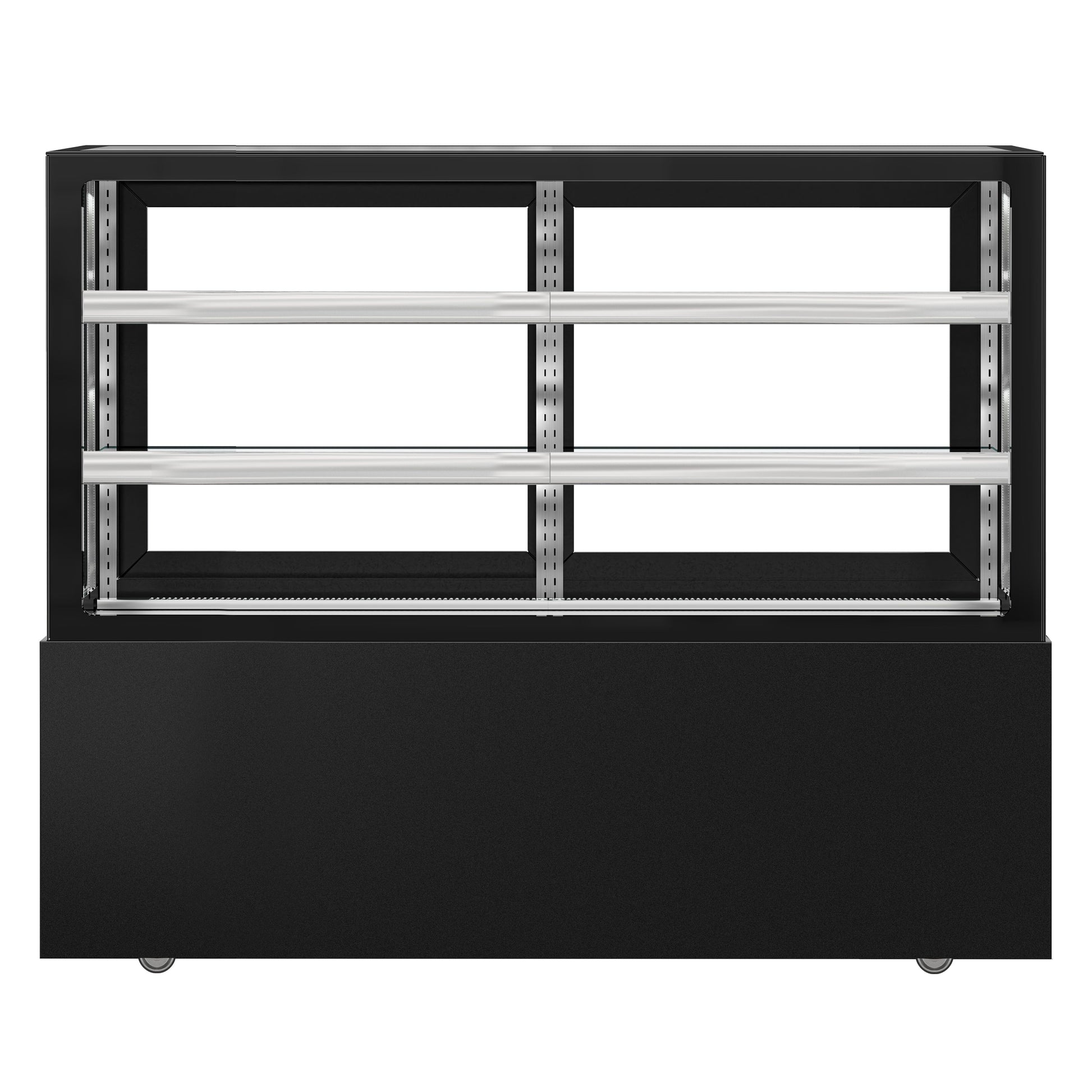 Refrigerated Pastry Display Case Double Glazing 620L Matt Black KTGSF157SM