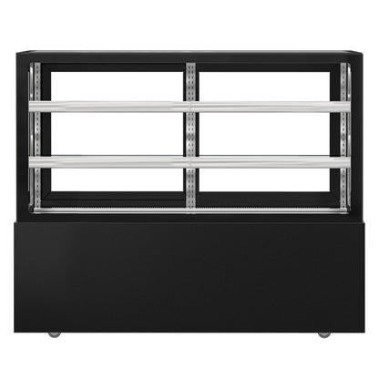 Refrigerated Pastry Display Case Double Glazing 620L Matt Black KTGSF157SM