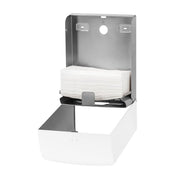 Paper Towel Dispenser 600 Towels Stainless Steel White