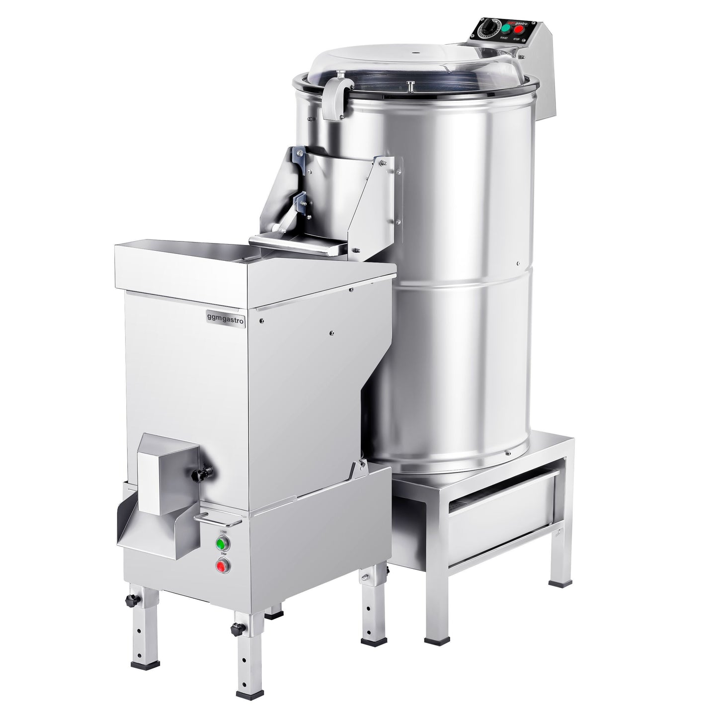 Electric Potato Peeler Stainless Steel 600kg/h 1.5kW KSEOZ#KSNEOZ