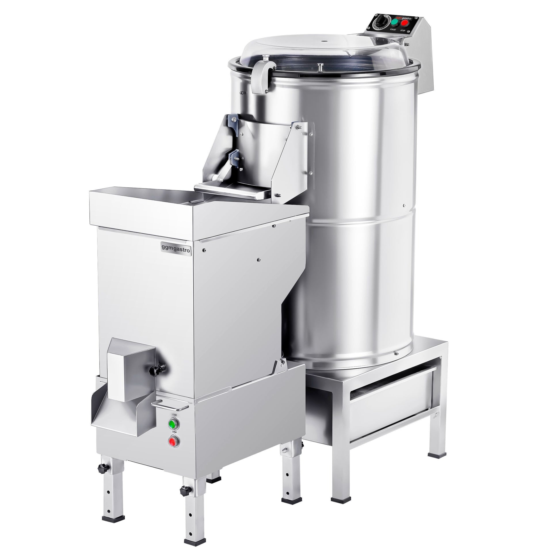 Electric Potato Peeler Stainless Steel 600kg/h 1.5kW KSEOZ#KSNEOZ