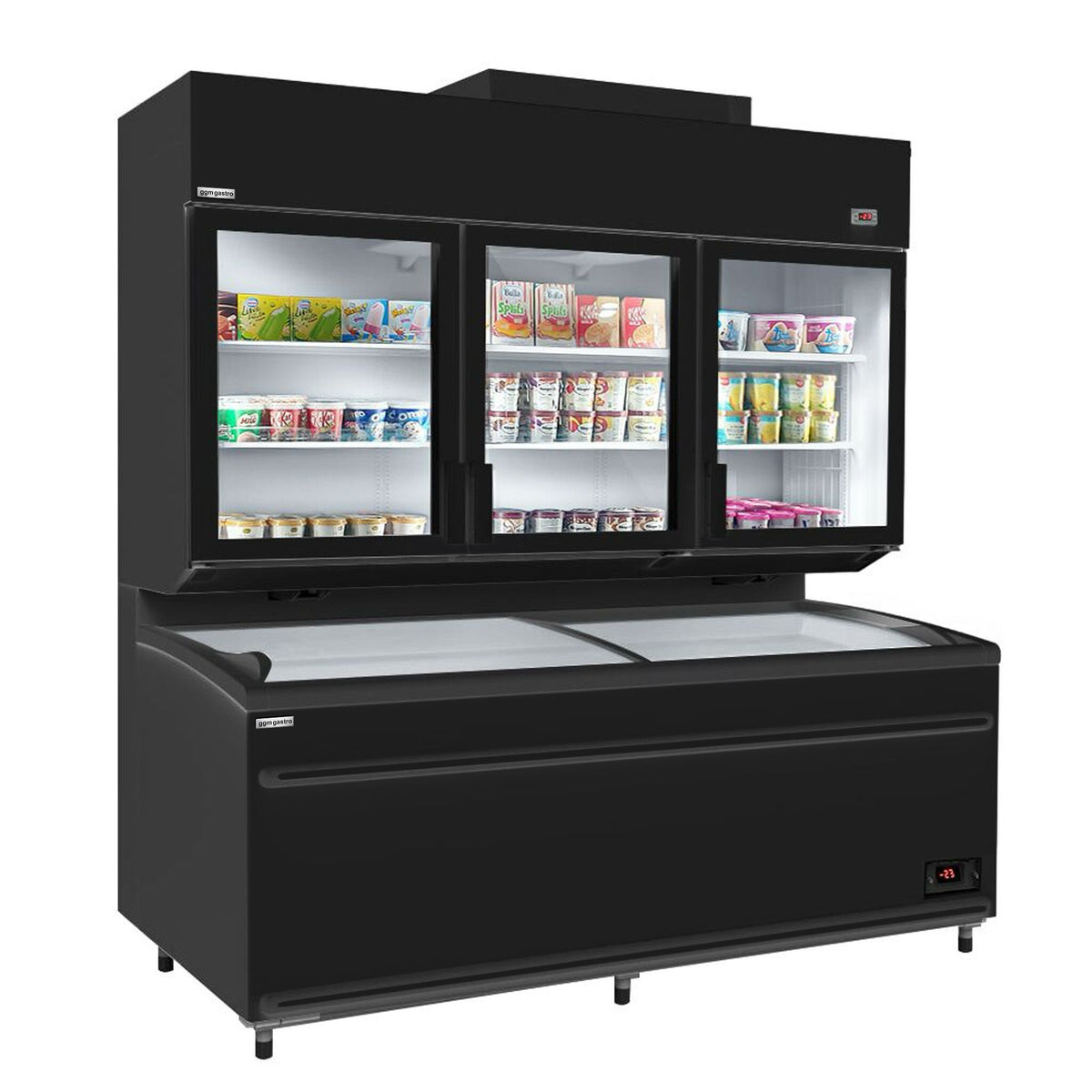 Refrigerated and Freezer Wall Display with Island 1014L 1.79kW WTRU21S#TKIU21S