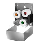 Duplex Paper Roll Dispenser Stainless Steel